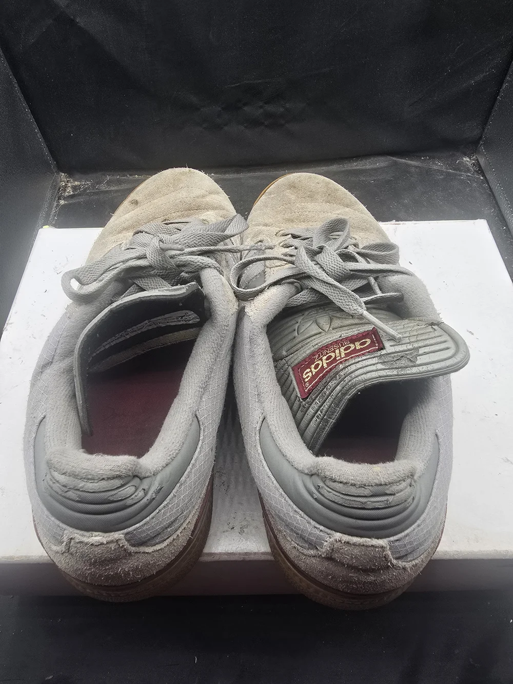 adidas Men’s Gray Suede Sneakers